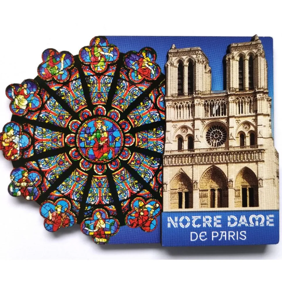 Magnet cathedrale rosace ouest