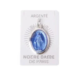 Médaille miraculeuse bleu agté