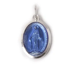 Médaille miraculeuse bleu agté