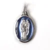 Médaille Notre Dame agt bleu 25c