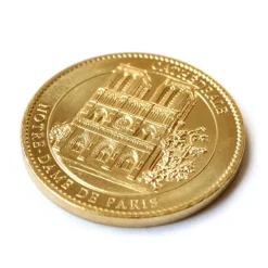 Médaille Souvenir Notre-Dame Façade Cathédrale