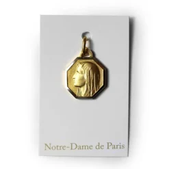 Médaille Vierge, modèle octogonal