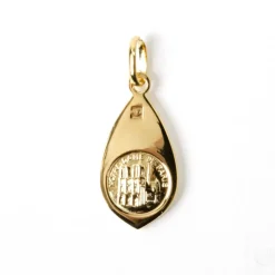 MED ND goutte plaqué or