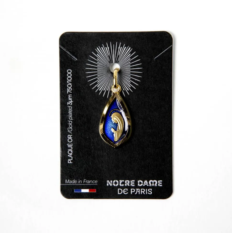 MED ND goutte plaqué or