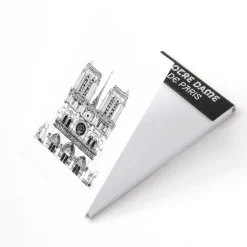 Mini bloc-notes cathédrale noir