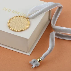 Parure Notre Père doré gris