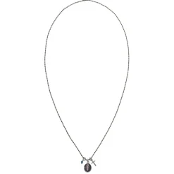 Sautoir Notre-Dame Vierge noir bubble