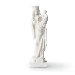 Statue Notre Dame en Albatre 17cm