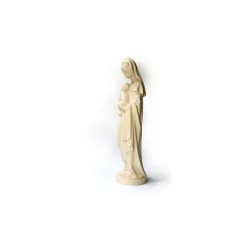 Statue Vierge à l'enfant en bois - 25cm