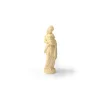 Statue Vierge à l'enfant en bois - 17 cm