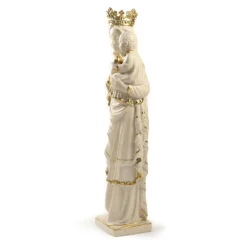 Vierge Notre Dame bois doré - 21 cm