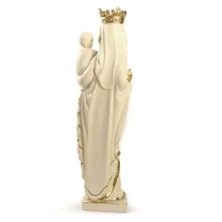 Vierge Notre Dame bois doré - 21 cm