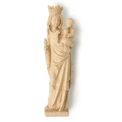 Vierge Notre Dame bois naturel - 21 cm