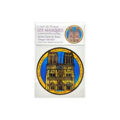 Vitrail statique Cathédrale éternelle - 14cm